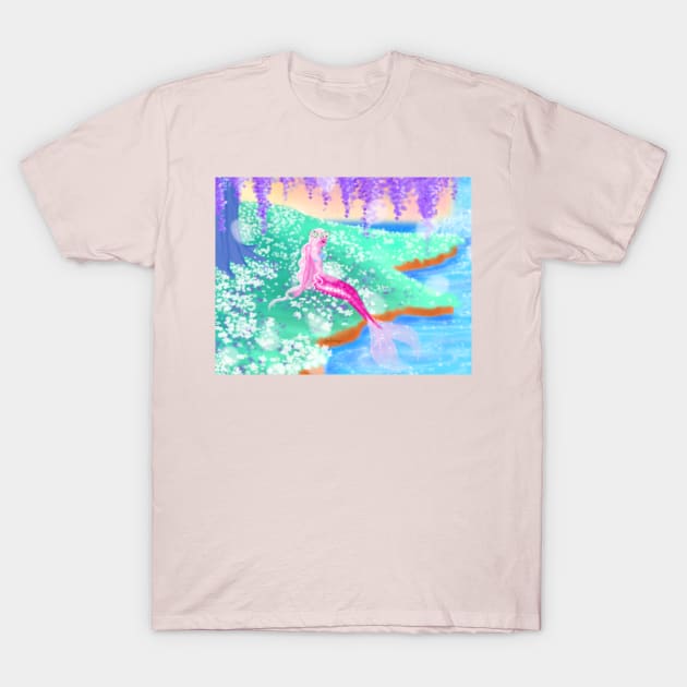 Spring Mermaid T-Shirt by amadeuxway